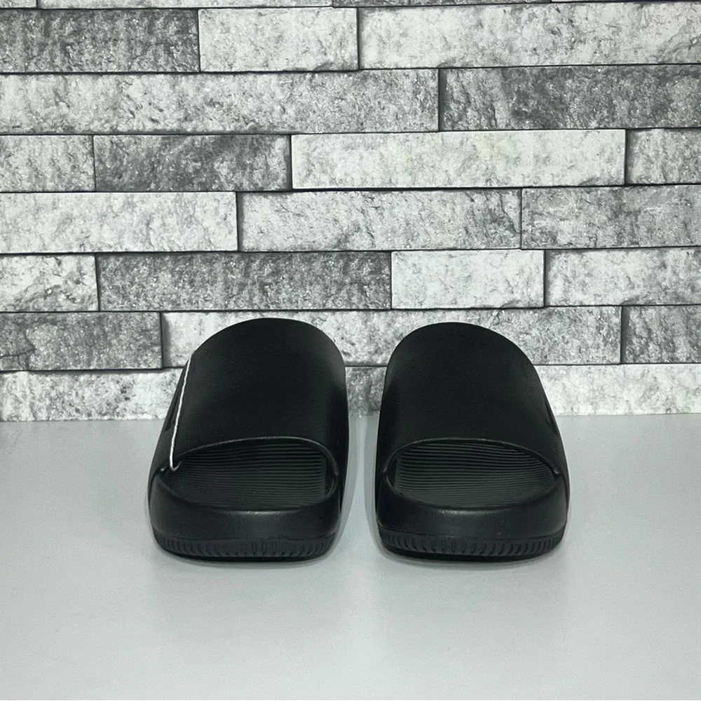 Nike Calm Slides New Men’s 8 Black Comfort Sandals - Picture 5 of 7